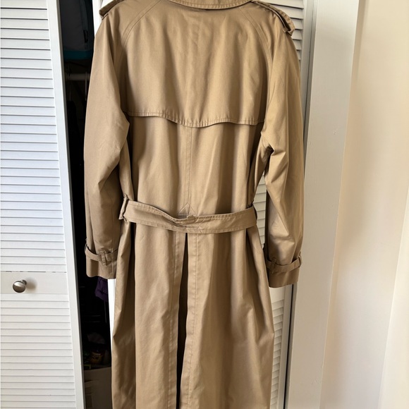 Burberry Beige Double-Breasted Trench Coat - Picture 2 of 6